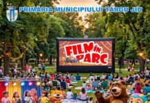 „Film în Parc” ajunge în Parcul Lido din Târgu Jiu. Spectacole, magie și proiecție de film pentru întreaga familie