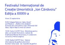 Festivalul Internațional de Umor „Ion Cănăvoiu”, la ediția a XXXIV-a.